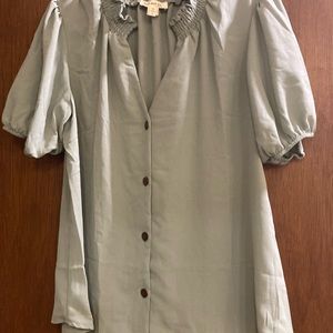 Womens new  faith and joy short sleeve top sz l